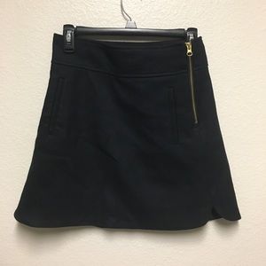 Black J. Crew Mini Skirt